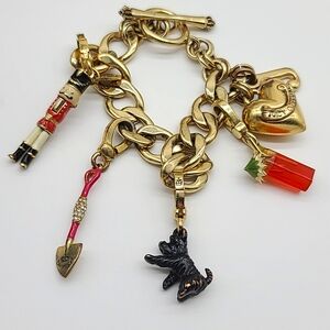 RARE! Juicy Couture 2006 Limit Ed Charm Bracelet! Charms NOT Sold Separately ♥️